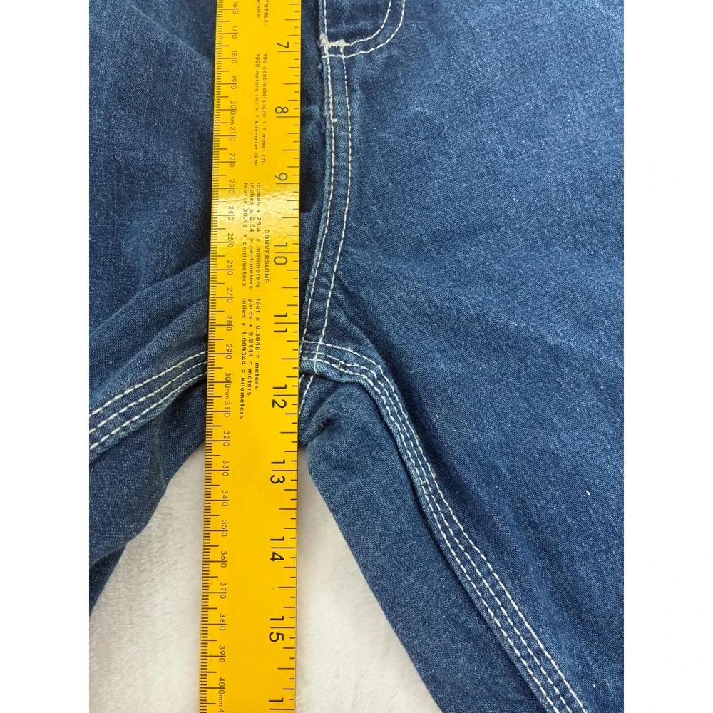 Carhartt FR Jeans Mens 34x30 Work Pants Blue Flame Resistant CAT 2 NFPA - Picture 8 of 13